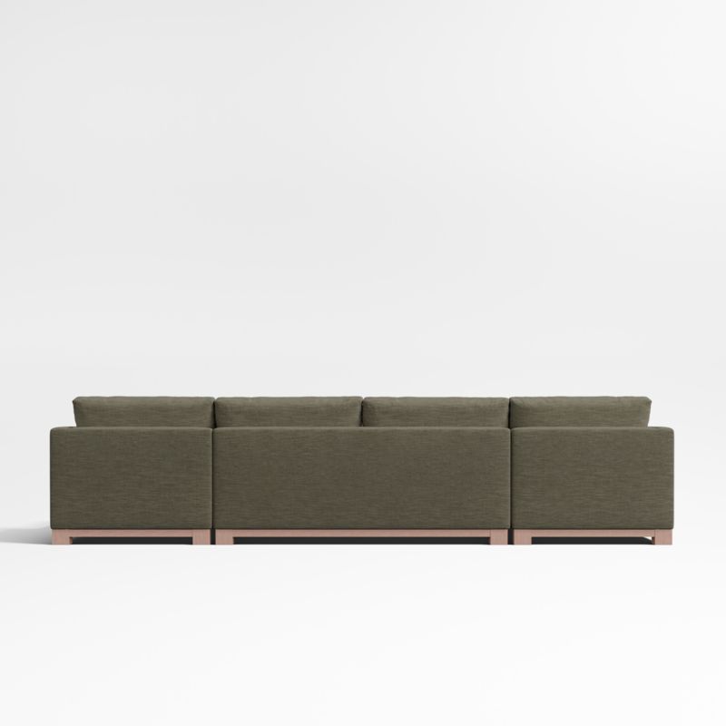 Gather Deep Wood Base 3-Piece Double-Chaise Sectional Sofa - image 11 of 13