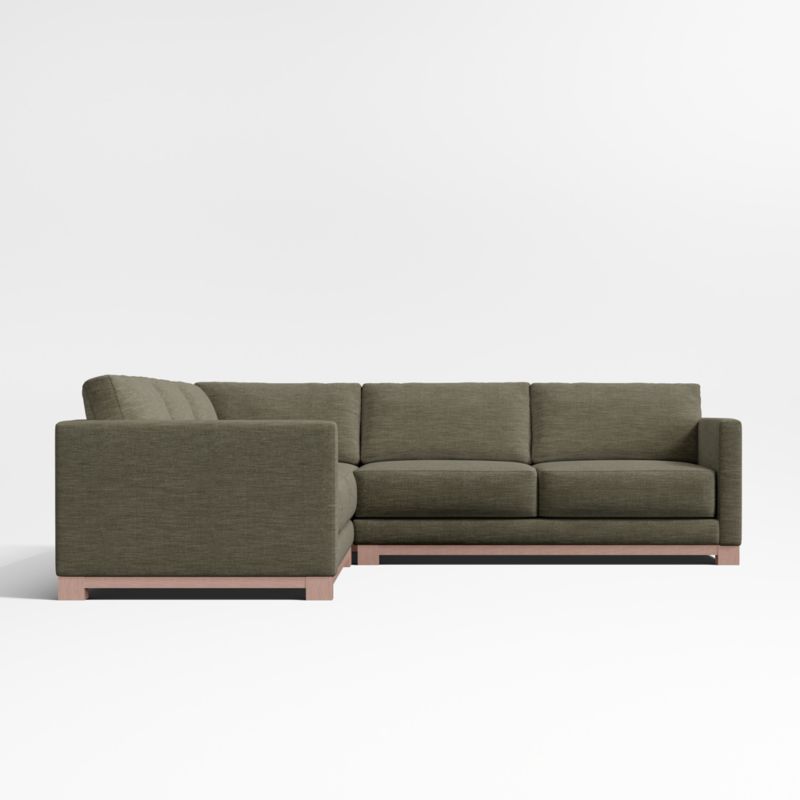 Gather Deep Wood Base 3-Piece L-Shaped Sectional Sofa - image 9 of 13