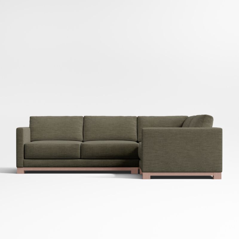 Gather Deep Wood Base 3-Piece L-Shaped Sectional Sofa - image 10 of 14