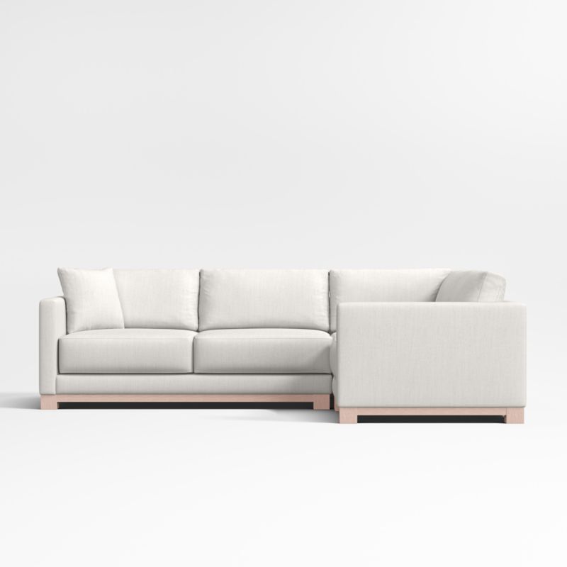 Gather Deep Wood Base 3-Piece L-Shaped Sectional Sofa - image 10 of 14