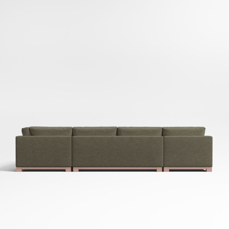 Gather Deep Wood Base 4-Piece L-Shaped Sectional Sofa - image 11 of 13