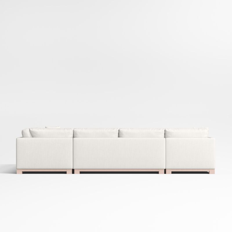 Gather Deep Wood Base 4-Piece L-Shaped Sectional Sofa - image 13 of 15