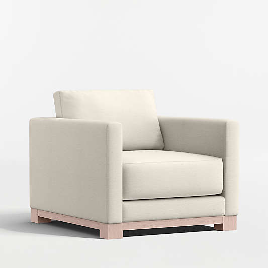 Gather Deep Wood Base Accent Chair