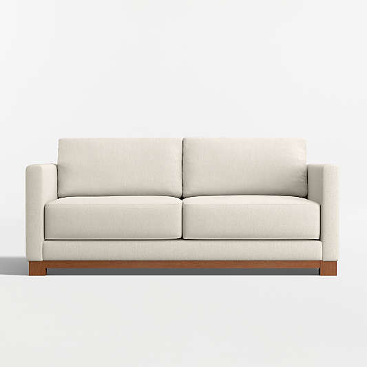 Gather Deep Wood Base 77" Apartment Sofa