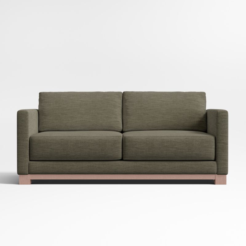 Gather Deep Wood Base Apartment Sofa - image 0 of 13