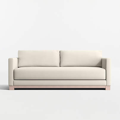 Gather Deep Wood Base Bench Sofa
