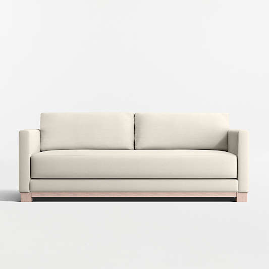 Gather Deep Wood Base Bench Sofa