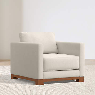 Gather Deep Wood Base 37" Chair