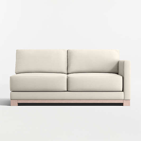 Gather Deep Wood Base Right-Arm Sofa