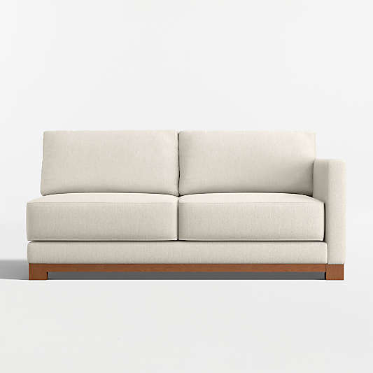 Gather Deep Wood Base Right-Arm Sofa Sectional Piece