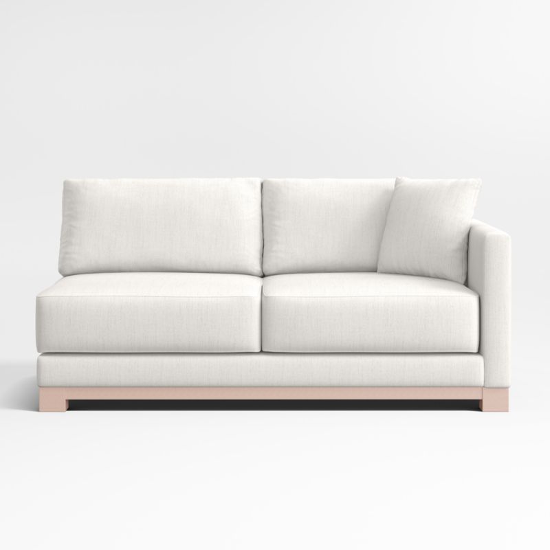 Gather Deep Wood Base Right-Arm Sofa - image 0 of 2