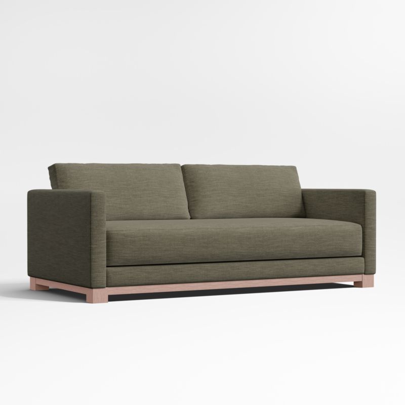 Gather Deep Wood Base Bench Sofa - image 10 of 14