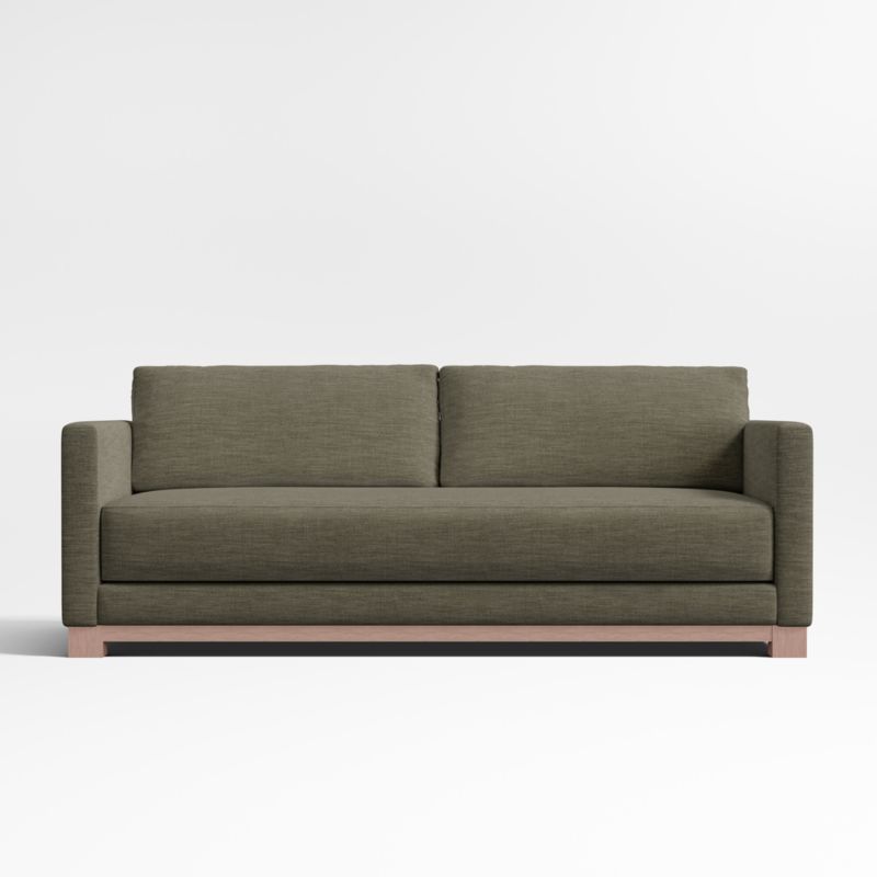 Gather Deep Wood Base Bench Sofa - image 1 of 14