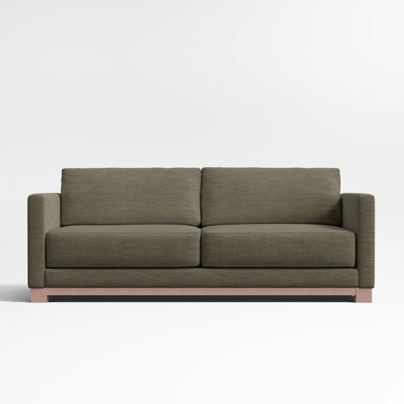 Gather Deep Wood Base Sofa 89" - image 0 of 13