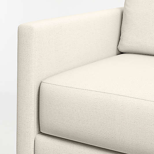 Gather Deep Wood Base 3-Piece L-Shaped Sectional Sofa