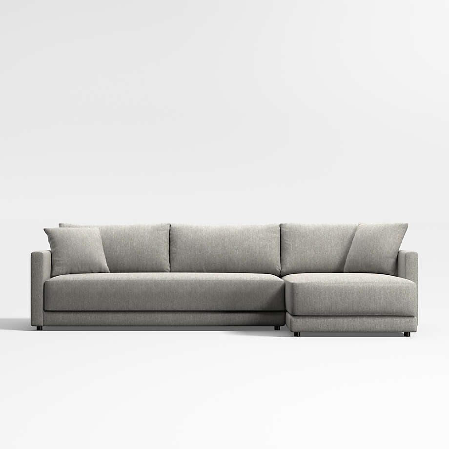 Gather Deep 2Piece RightArm Wide Chaise Sectional Sofa + Reviews