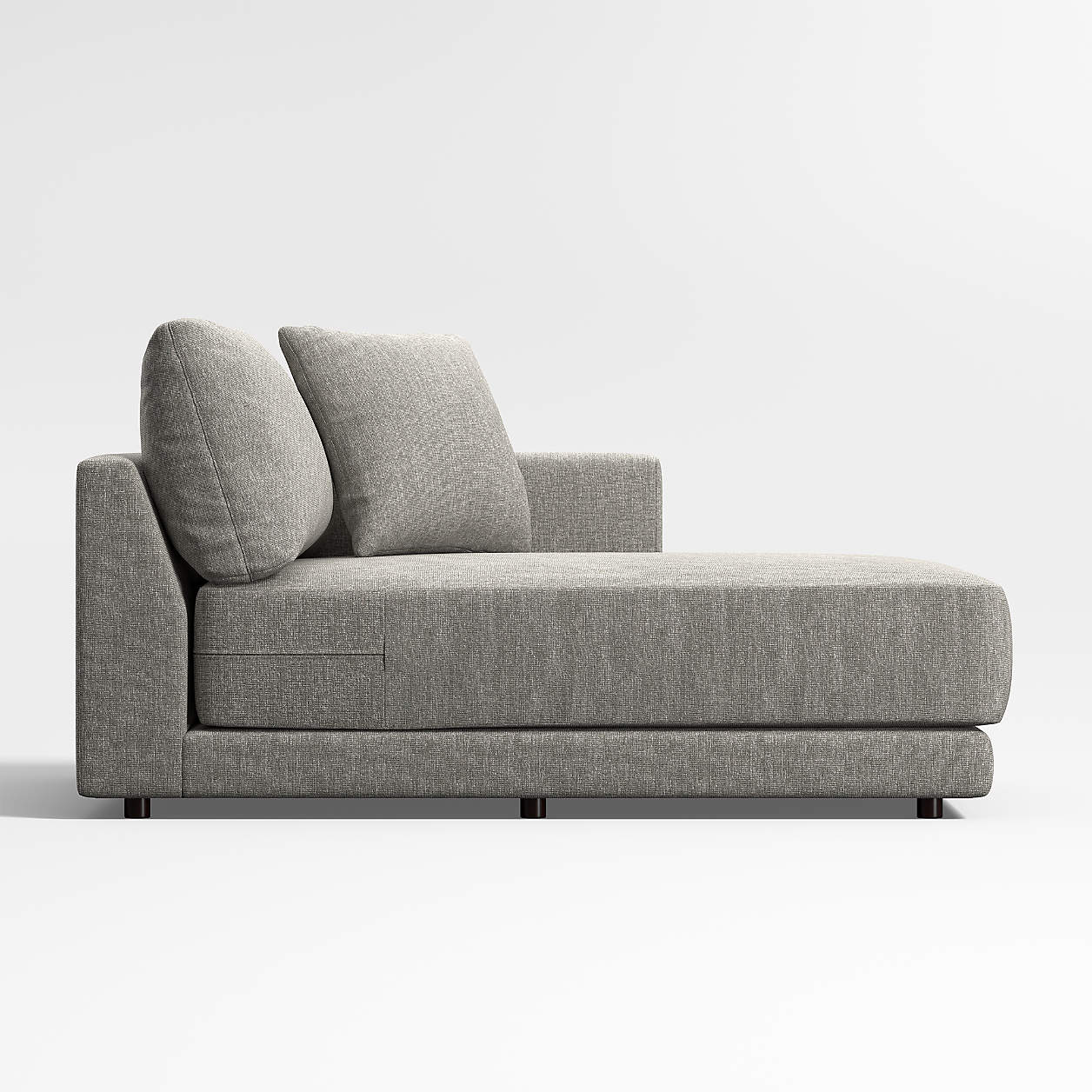 Gather Deep RightArm DoubleWide Chaise Lounge Crate & Barrel