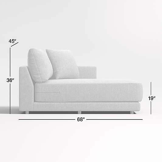 Gather Deep Right-Arm Extra Wide Chaise Lounge