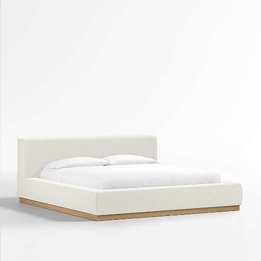 Gather Ivory Upholstered King Bed