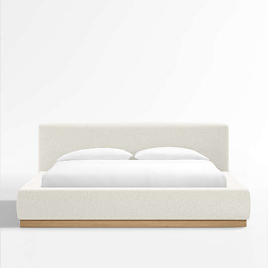 Gather Ivory Upholstered King Bed