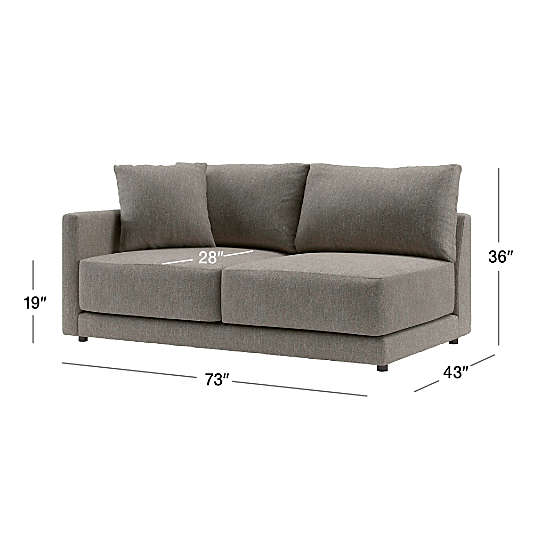 Gather Deep Left-Arm Apartment Sofa