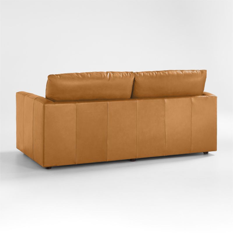 Gather Deep 77" Leather Apartment Sofa - image 16 of 11