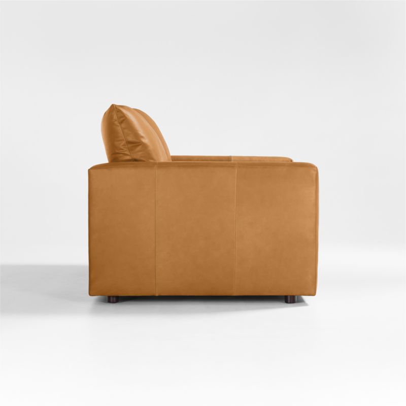 Gather Deep 77" Leather Apartment Sofa - image 15 of 11