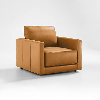 Gather 40" Deep Leather Chair