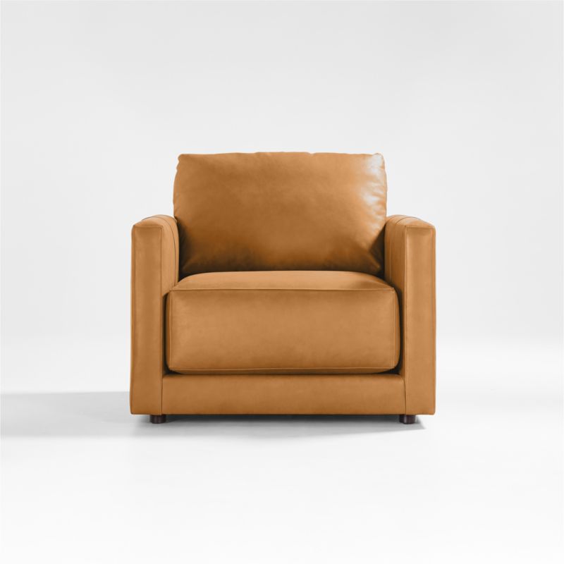 Gather 40" Deep Leather Chair - image 9 of 9