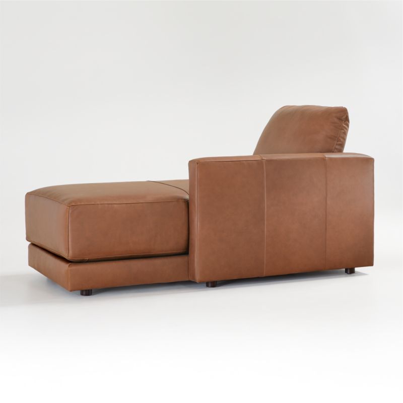 Gather Deep Leather Right-Arm Chaise - image 7 of 7