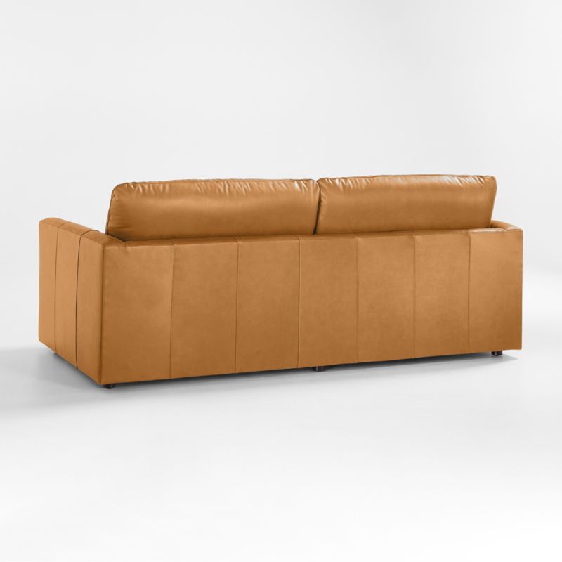 Gather Deep 89" Leather Sofa - image 15 of 10