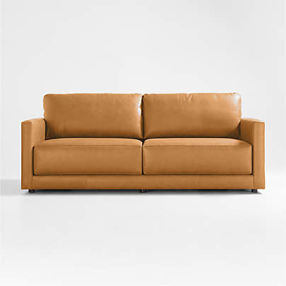 Gather 89" Leather Sofa
