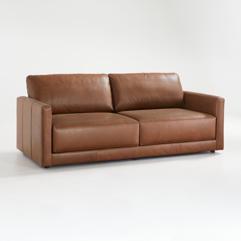 Gather Deep Leather Sofa