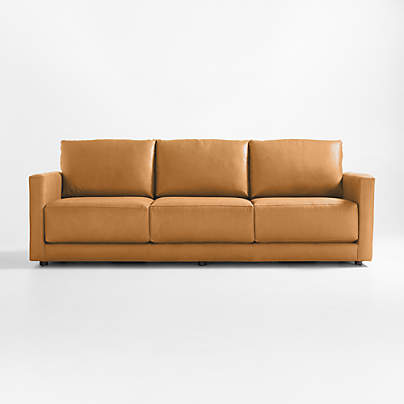 Gather 99" Leather Grande Sofa