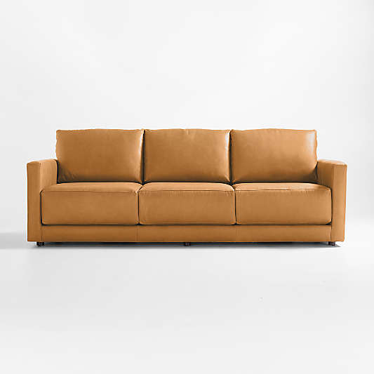 Gather Deep 99" Leather Grande Sofa