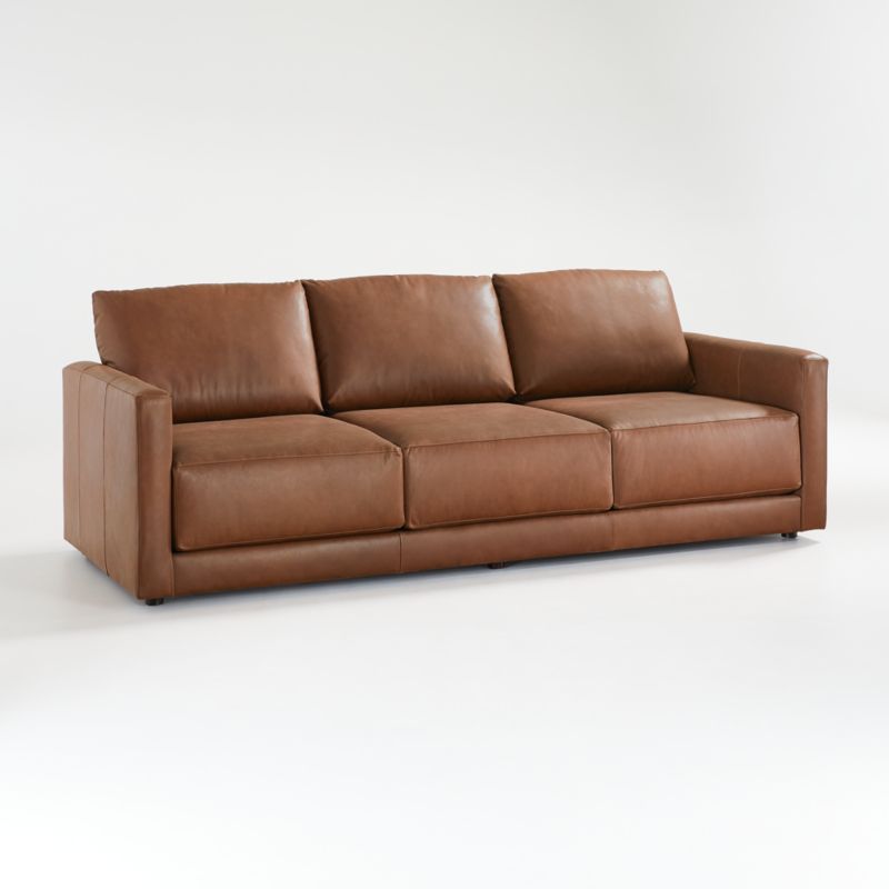 Gather Leather Apartment Sofa