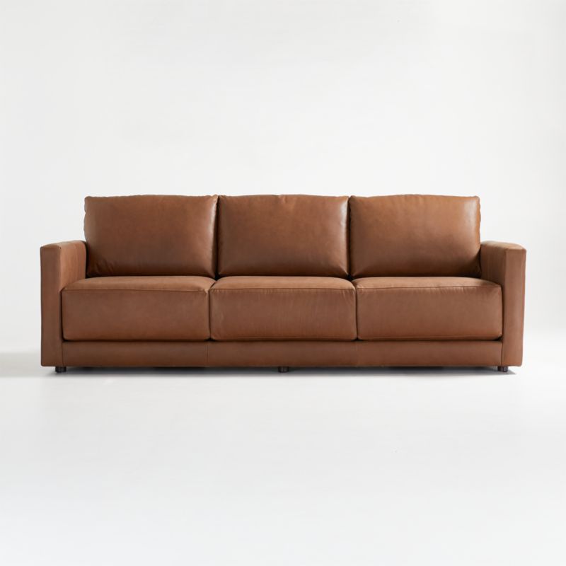 Gather Leather Apartment Sofa