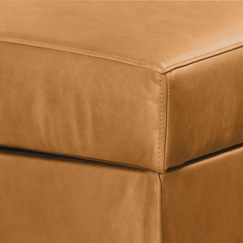 Gather Deep 42.5" Leather Storage Ottoman - image 8 of 7