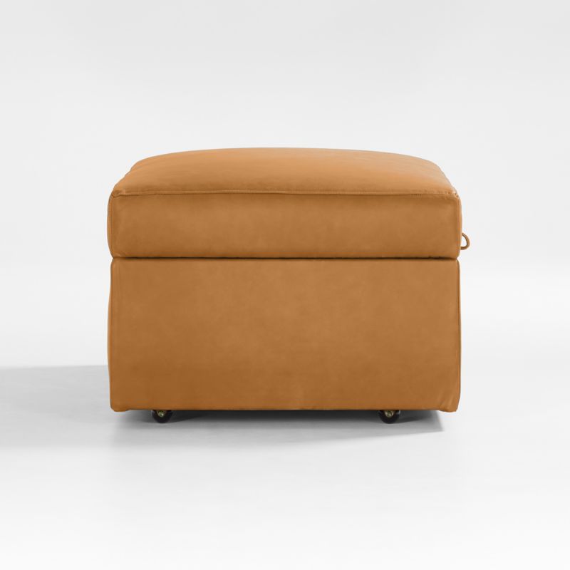 Gather Deep 42.5" Leather Storage Ottoman - image 9 of 7