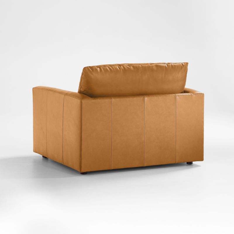Gather 49" Leather Chair and a Half - image 12 of 9