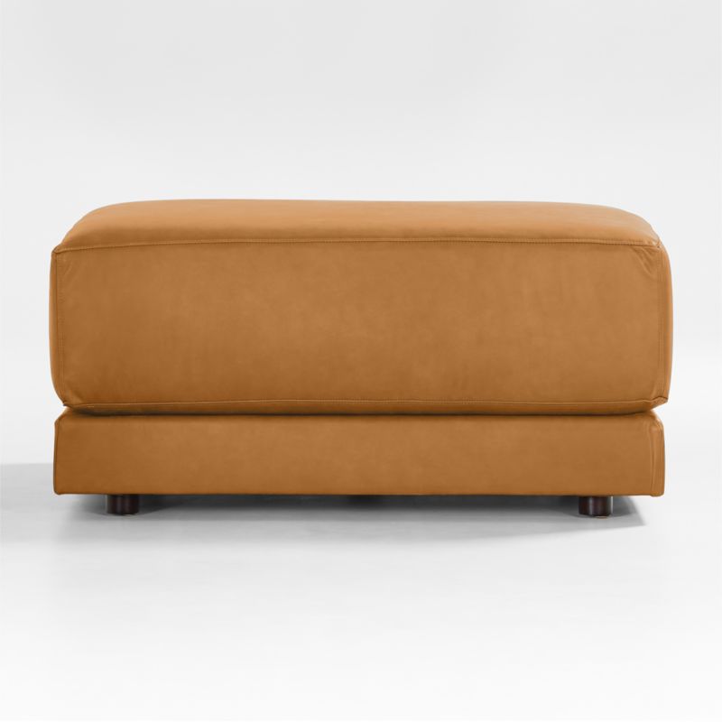 Gather Deep 40" Leather Cocktail Ottoman - image 8 of 5