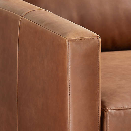 Gather Leather Sofa (77"-107.5")