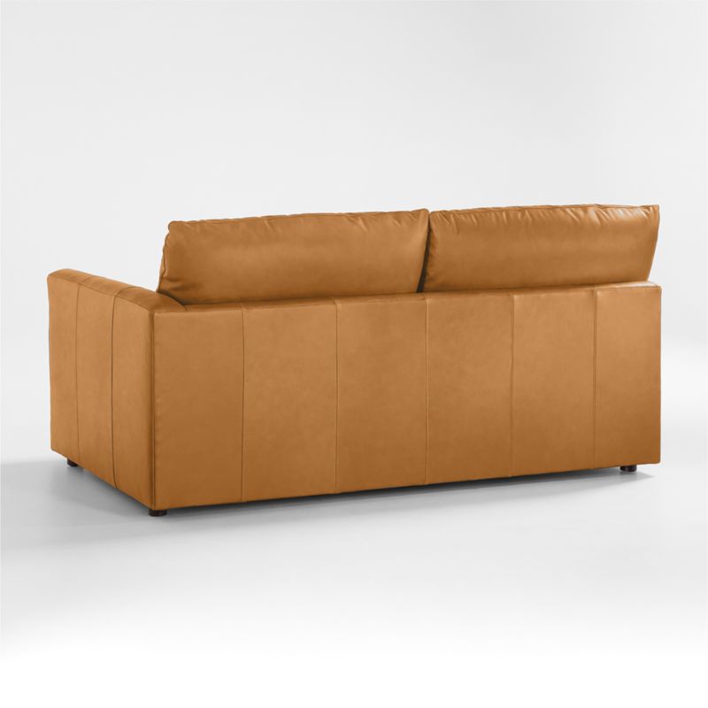Gather Deep Leather Right-Arm Apartment Sofa Sectional Piece - image 10 of 6