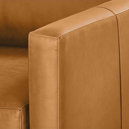 Gather Leather Sofa (77"-107.5")