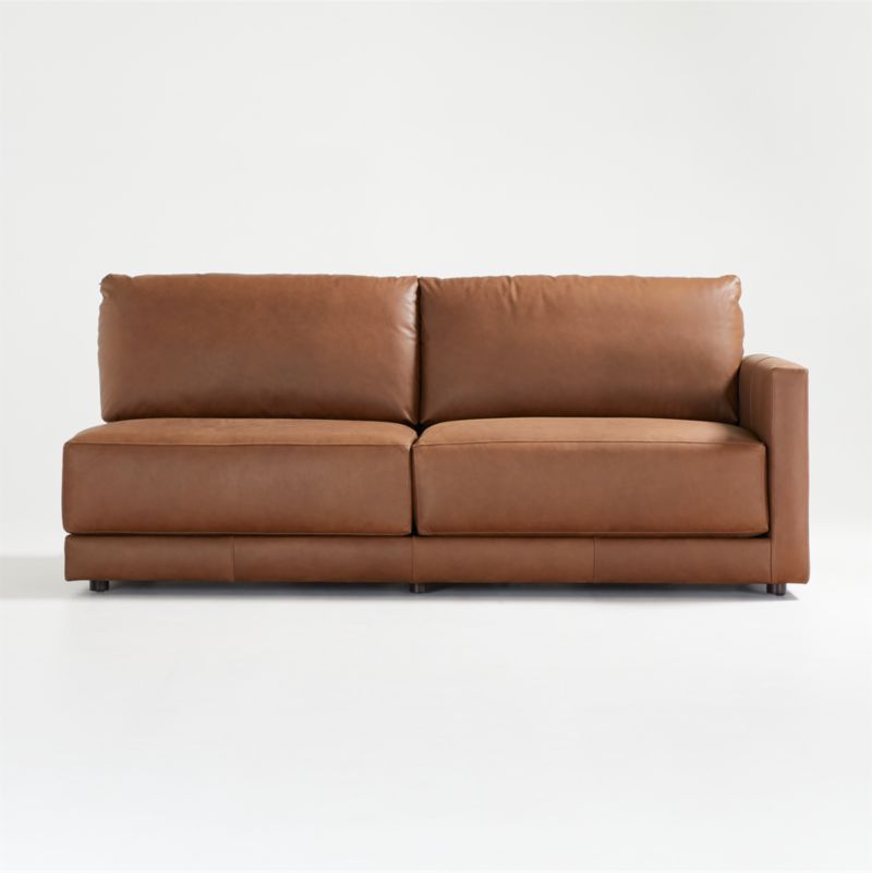 Gather Leather Right-Arm Sofa - image 0 of 8