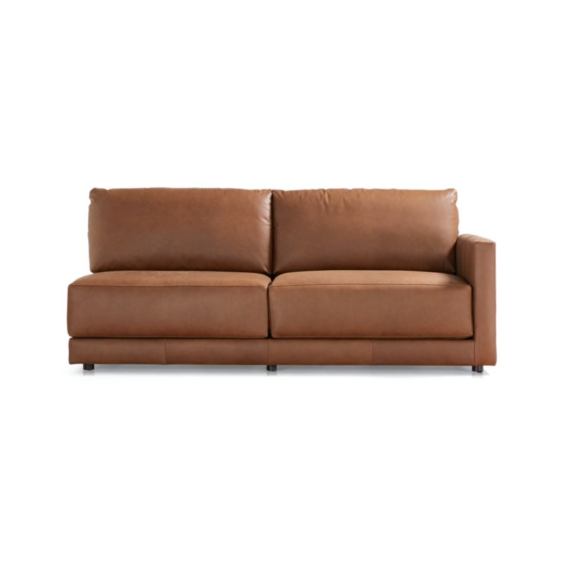 Gather Leather Right-Arm Sofa - image 2 of 8