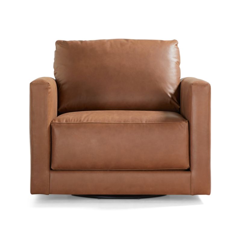 Gather Leather Swivel Chair