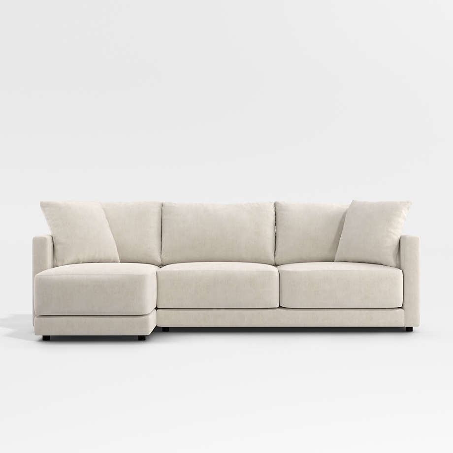 Gather 2Piece Sectional Sofa with LeftArm Chaise + Reviews Crate