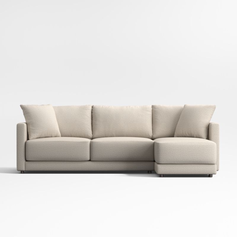 Gather 2Piece Sectional Sofa with RightArm Chaise + Reviews Crate
