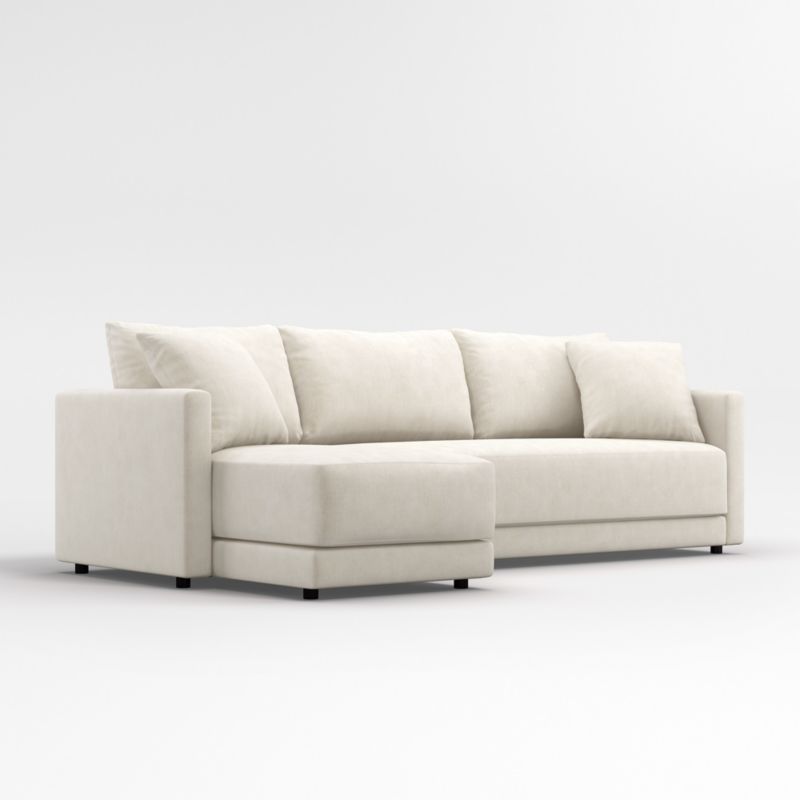 Gather 2-Piece Chaise Apartment Bench Sectional Sofa - image 13 of 12